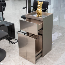 Barber shop hair cutting cabinet tool cabinet hair salon storage Internet celebrity password lock small cabinet locker hair salon drawer cabinet