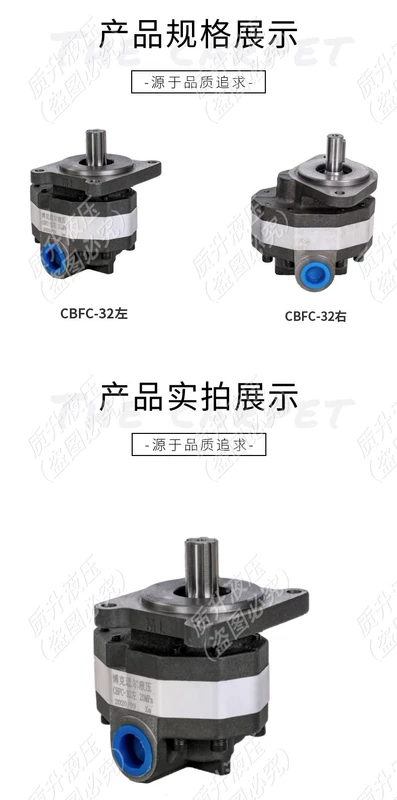 bơm thủy lực piston hướng trục Bơm dầu thủy lực bơm bánh răng CBFC20 25 32 40 50 bơm áp lực lỏng cao áp bơm bánh răng bơm dầu thủy lực bơm thủy lực rc máy bơm dầu thủy lực