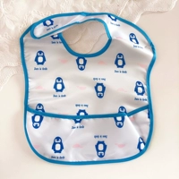 Темно -серый синий пингвин