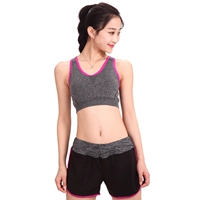 Hỗ trợ mạnh mẽ chống sốc hấp thụ áo ngực thể thao nữ thấm mồ hôi và nhanh khô chạy vest tập thể dục đào tạo đồ lót áo ngực chống sốc áo gymshark