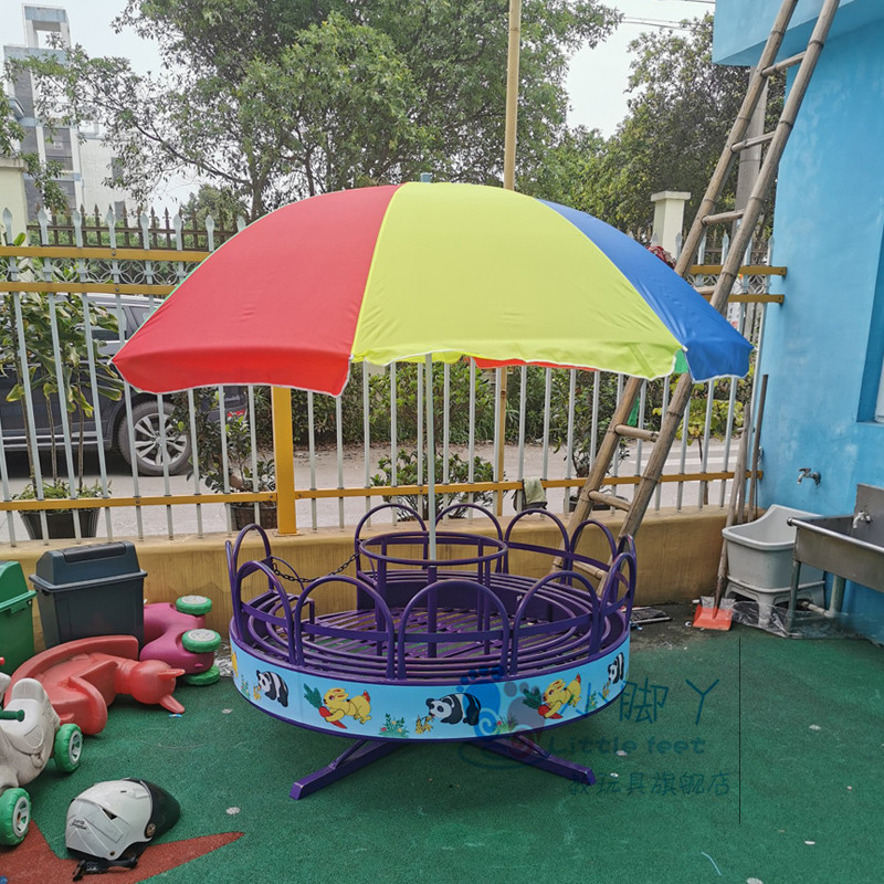 Special Price Kindergarten Outdoor Children Plastic Swivel Chair Cartoon Swivel Green Large Indoor Exocarte Carousel
