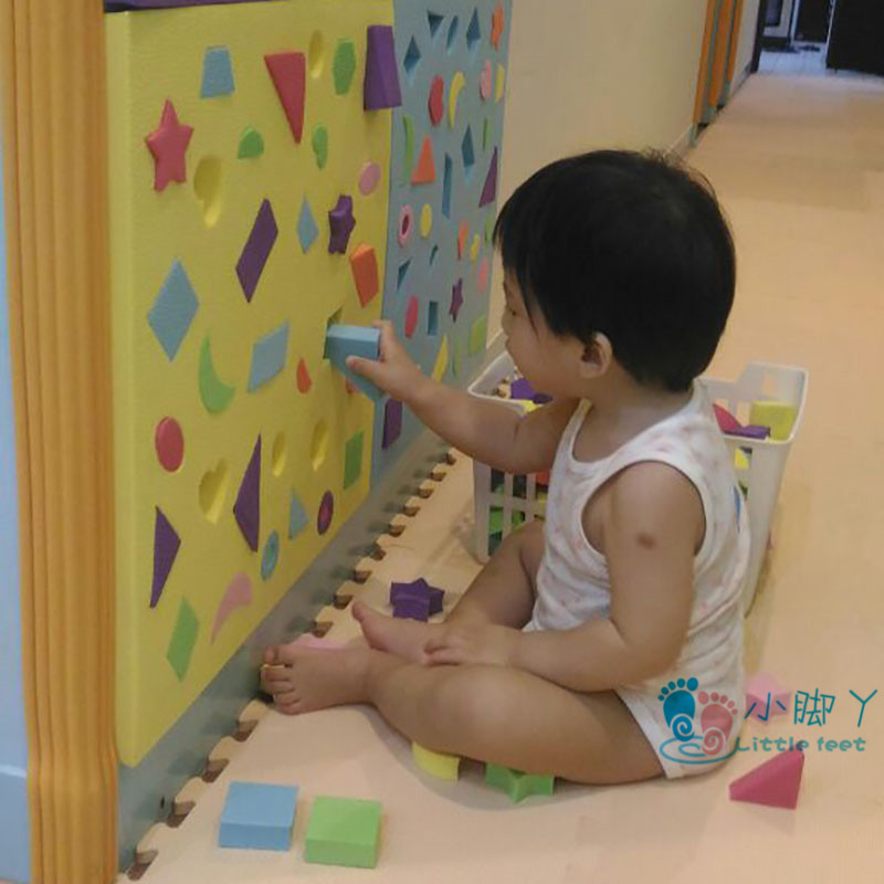 Kindergarten Wall Shape EVA Foam Pairing Building Block Spelling Puzzle Software Building Block Wall Early Education Center