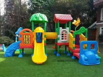 New large slide Childrens toy amusement equipment full plastic slide Kindergarten combination slide outdoor