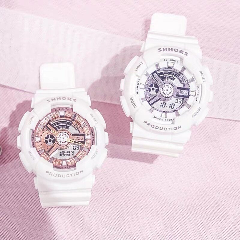 Yang Zi with the same watch female ins wind summer temperament middle and high school students trend waterproof sports children's electronic watch