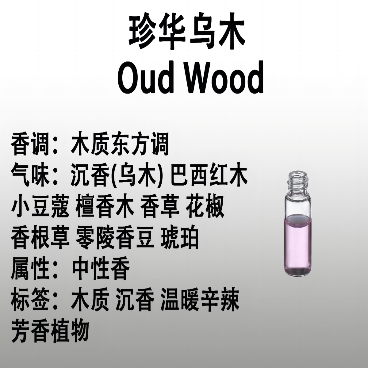 珍华乌木  Oud Wood