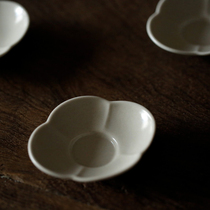 Jingdezhen Creative Ceramic Kung Fu Chaoshan Tea Set Grass Wood Grey Tea Mat Matching Tea Cup Tocup Cushion