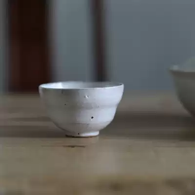 Jingdezhen handmade powder to introduce rough pottery can raise Japanese Kung Fu Tea Tea Tea Cup Master Cup Cup smelling Cup single cup female