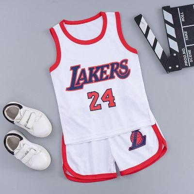 Childrens basketball suit Summer boys vest sleeveless shorts set Girls quick-drying sportswear two-piece set performance 