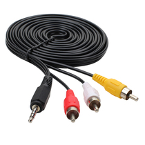 Set-top box Sub-TV Wire Audio Video Line AV spigot 3 5 Go 3 Lotus Gong Red Yellow White HD Line