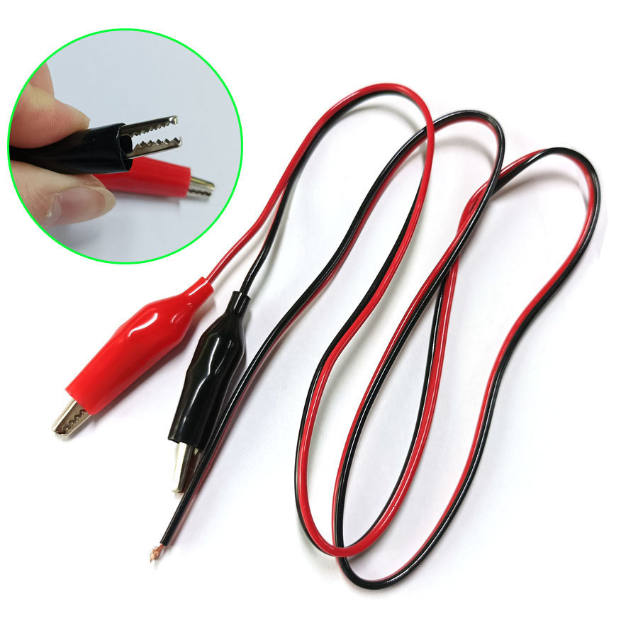 Speaker sub box clip single head audio cable subwoofer small audio satellite box 0 5 flat small alligator clip power cord