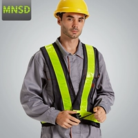 MNSD Светоотражающий безопасный жилет, светоотражающая одежда