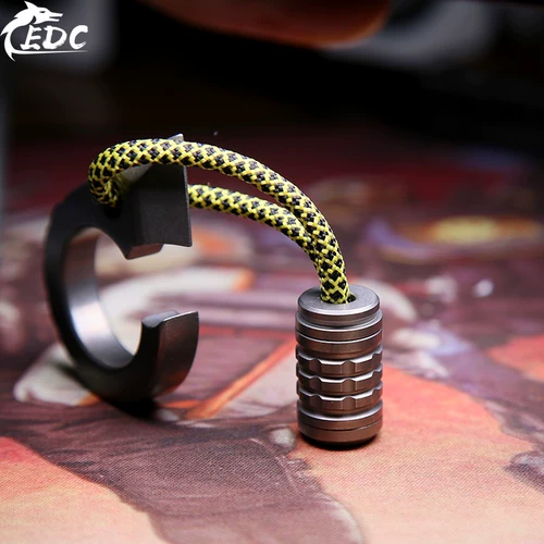 Bitt Titanium сплавного сплавного подвеска Anti -Rope Подвесная нить подходит для скрытой веревки EDC Toy Equipment Anod