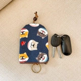 Креативная ключница, маленький мультяшный картхолдер, ключи от машины, защитный чехол, 2 в 1