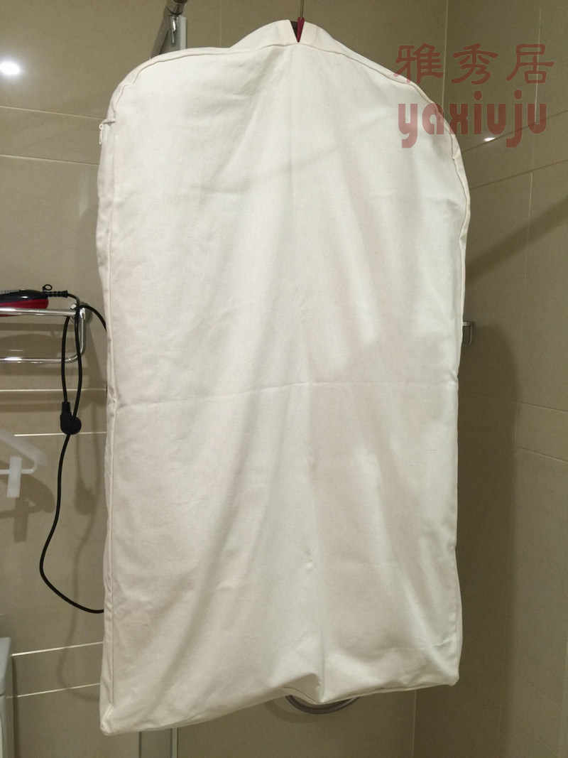 Clothing clothes can be washed dust cover dust bag suitcase for coat cover hanging bag fur dust cover cotton clothing cover