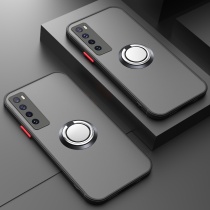 Huawei nova7 mobile phone shell pro-skin frosted feel lens full package anti-fall Huawei nova7se protective sleeve suction ring bracket with translucent ultra-thin fashion Huawei nova7pro mobile phone shell