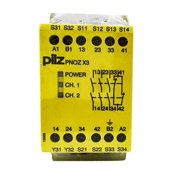 새로운 PILZ 안전 릴레이 774731PNOZX424VAC77473024VDC774738