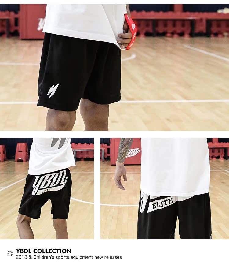 2019YBDL quần short thể thao nguyên bản quần nam nhanh khô quần cha mẹ trẻ em chạy quần nam thời trang quần bóng rổ - Quần thể thao quần adidas chính hãng