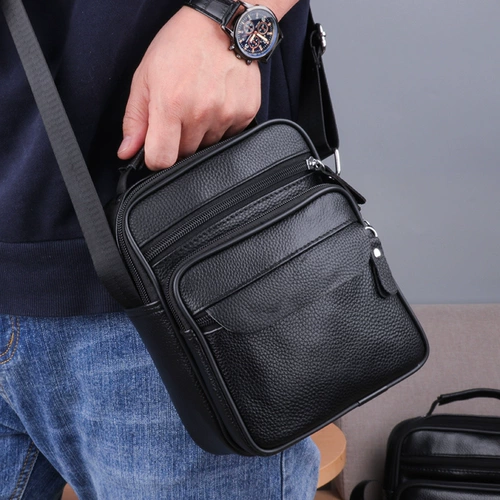 Сумка на одно плечо, мужская сумка через плечо, вместительный и большой кожаный рюкзак для отдыха, из натуральной кожи, воловья кожа