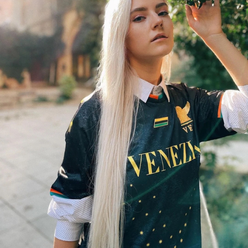 High-Quality Venetian Home Fashion Jersey Blockcore Couple Style Sportswear Short-Sleeve Set Trendy Uniform