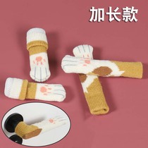 Extended door handle protective cover unit door entry door pull gloves anti-bump bedroom door handle pad autumn and winter