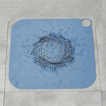 Toilet sewer hair filter silicone floor drain bathroom sink hair anti-blocking ground leak cover artifact household