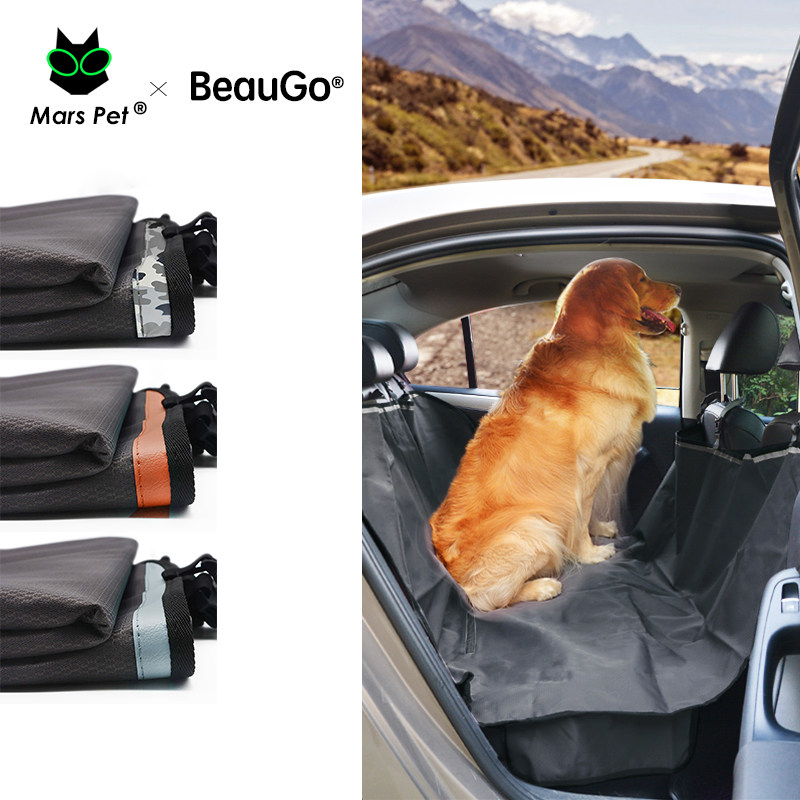 BeauGo Beaugo car dog pet car mat waterproof thickened anti-dirty anti-bite car rear universal