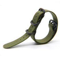 20mm 22mm NATO NATO Military Watch Army Green Nylon Strap