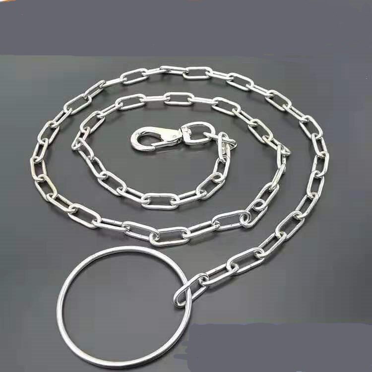 Dog Necklace Anti Bite Large Iron Chain Plus Coarse Stainless Steel Large Dog Medium Bolt Dog Special Golden Wow Dog Wolf dog