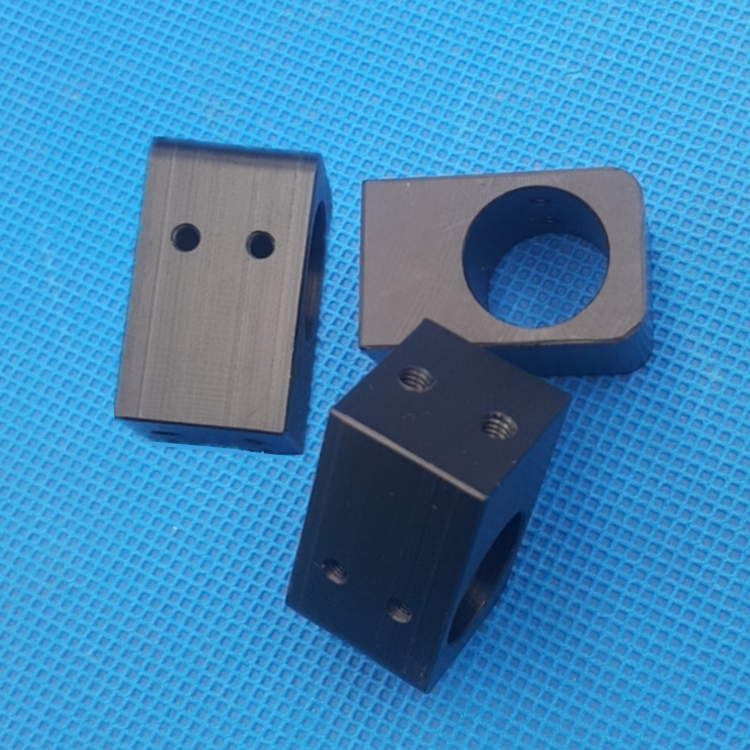 UHMWPE polyethylene protection square screw hole block MC Nylon fixed block plastic support block