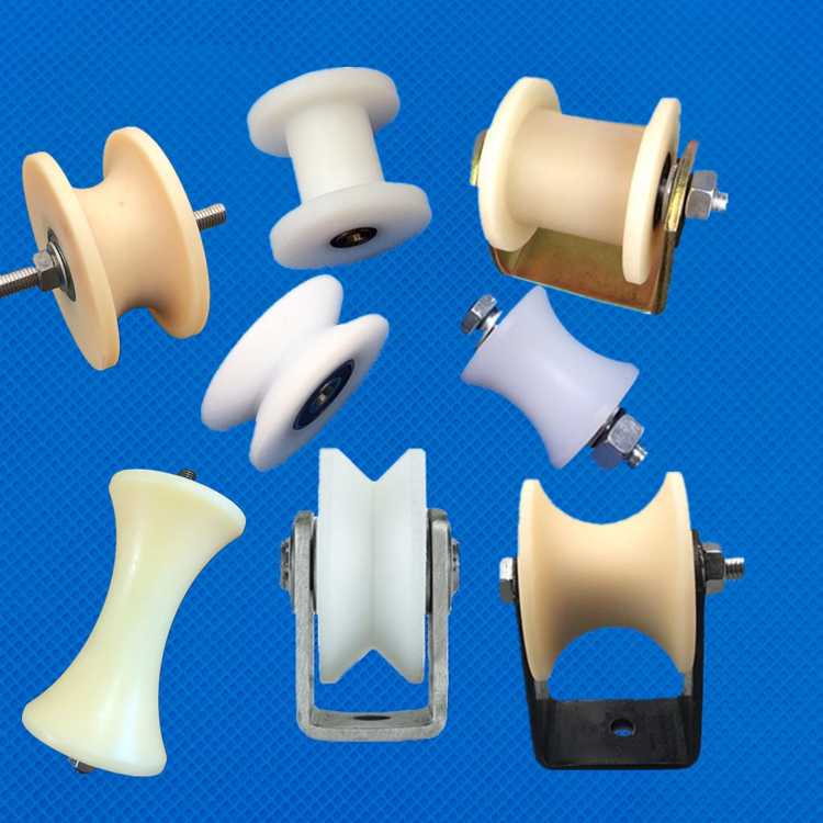 U Groove Nylon Roller Bracket Pulley H Groove Guide Wheels V Ramen Silent Pointing Wheel Rail Pulley Support Wheels
