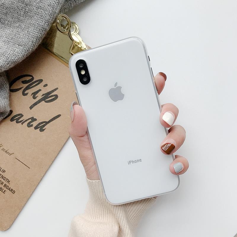 Suitable for Apple x mobile phone protective shell iPhone ultra-thin sMax transparent R frosted iPhone11Pro mesh red 8plus hard shell 7p