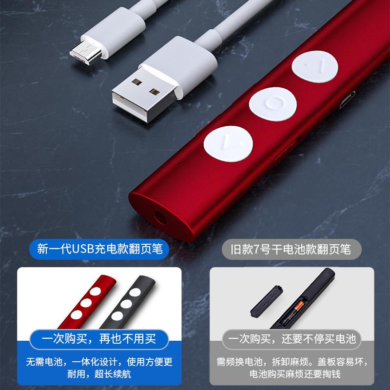 Page turning pen ppt remote control pen teacher with multifunctional media lecture electronic pen infrared wireless teaching whip slide