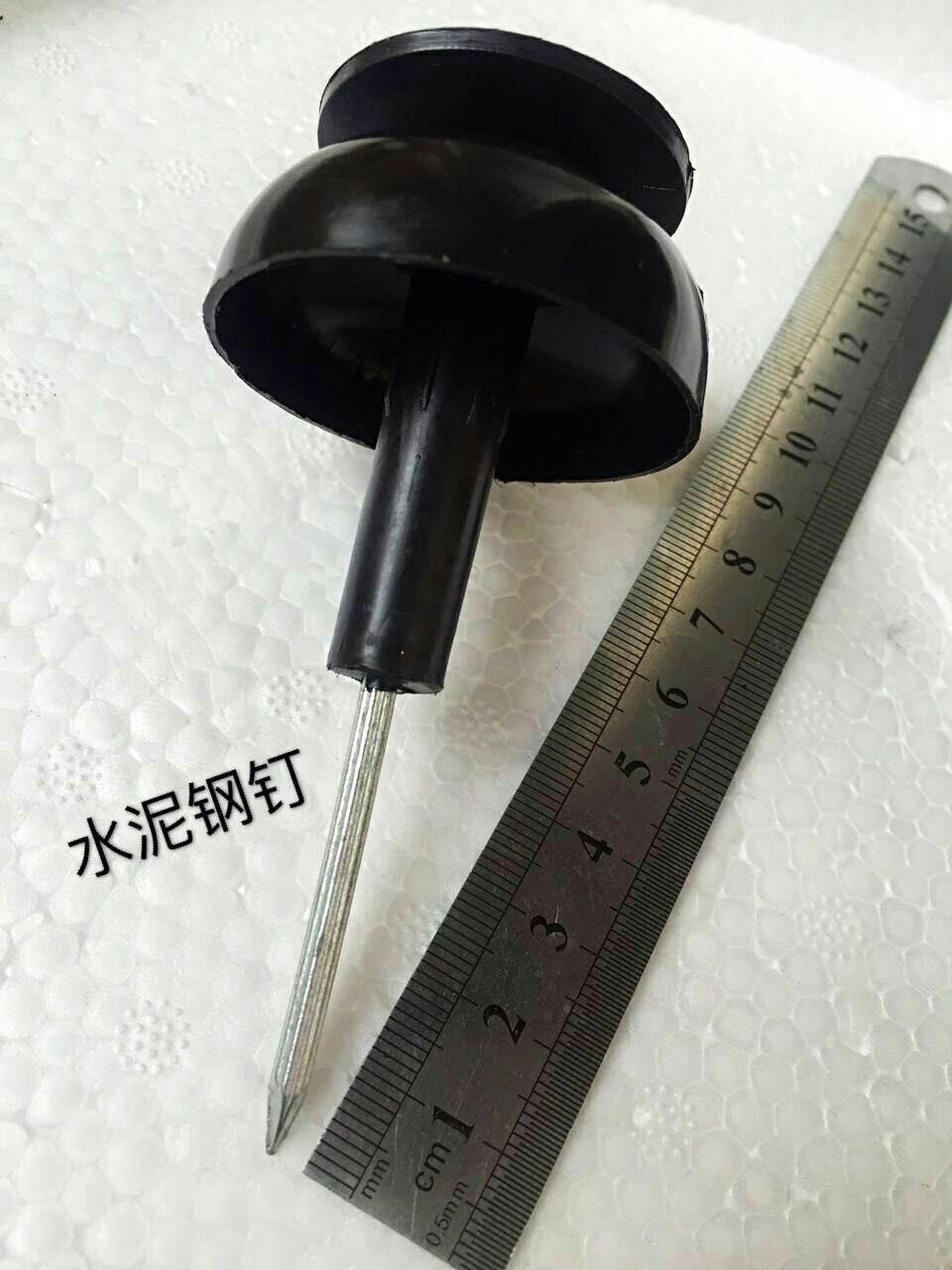 Insulation cap insulator resistant to high-pressure insulation pile head protective mesh Mushroom Steel Nail Cap 100 up and down 