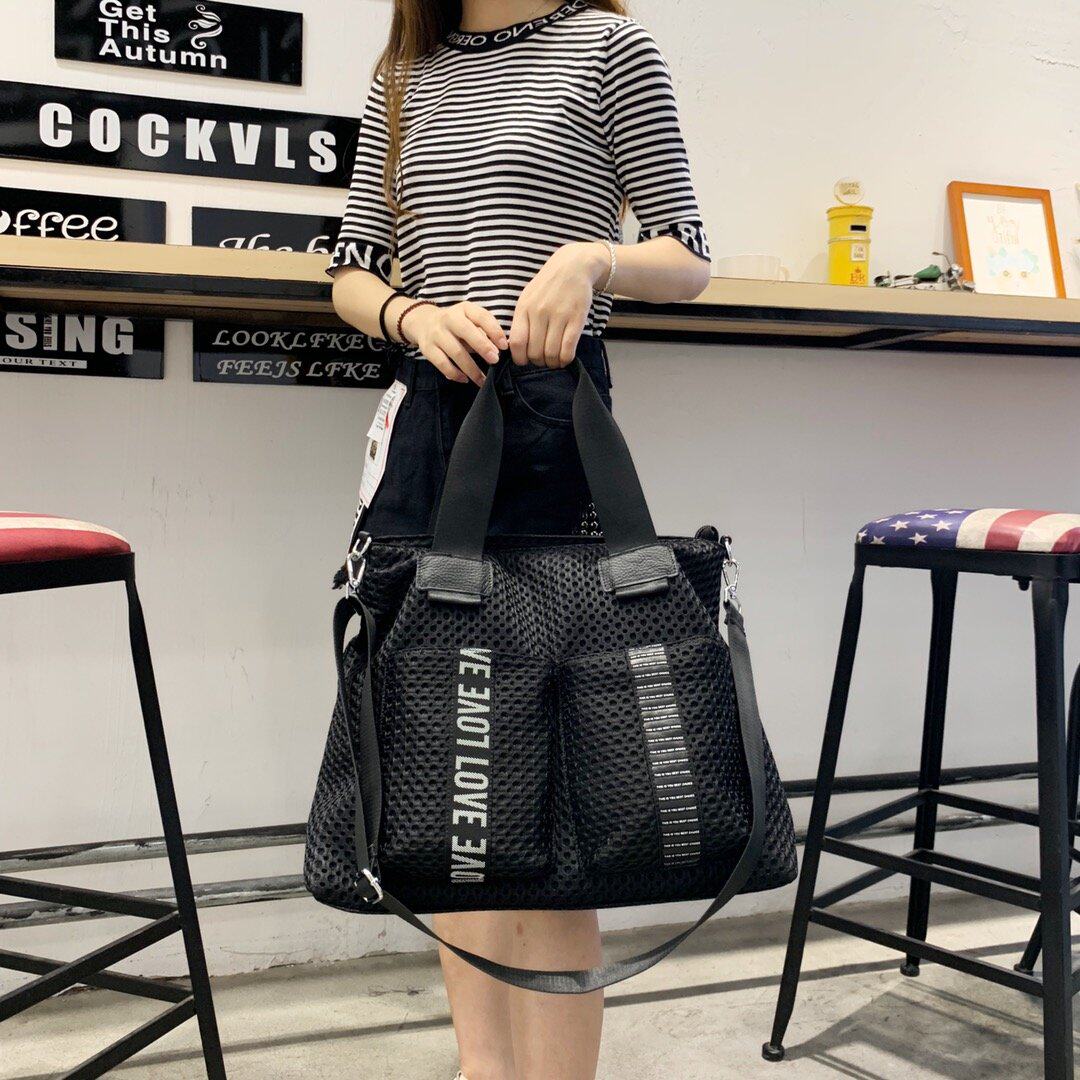 Travel bag, handheld capacious bag strap one shoulder
