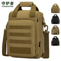 New Tactical Handbag A4 Book Men Bag Single Shoulder Bag Inclined Satchel Kit 12 Inch Computer Bag Vertical tote bag