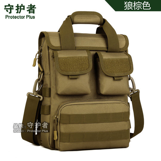 Guardian outdoor tactical backpack men and women multifunctional A4 magazine shoulder messenger bag waterproof casual portable tool