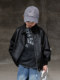 Boys' Spring and Autumn Leather Jacket 2025 New Style, Stylish Children's Clothing, Autumn Jacket, Cool and Trendy Top