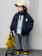 Boys' Fleece-Lined Jacket Autumn/Winter 2025 New Thick Cotton Coat Children's Winter Jacket Trendy Street Style