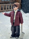 Boys' Winter down Jacket 2025 New Stylish Children's Winter Clothing Thickened Warm White Duck down Leather Coat for Babies