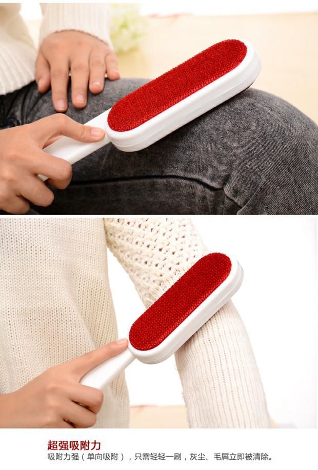 Áo khoác len bụi bàn chải quần áo dính bàn chải cashmere quần áo bàn chải khô làm sạch bàn chải hai mặt chống tĩnh điện - Hệ thống giá giặt máy xén lông xù