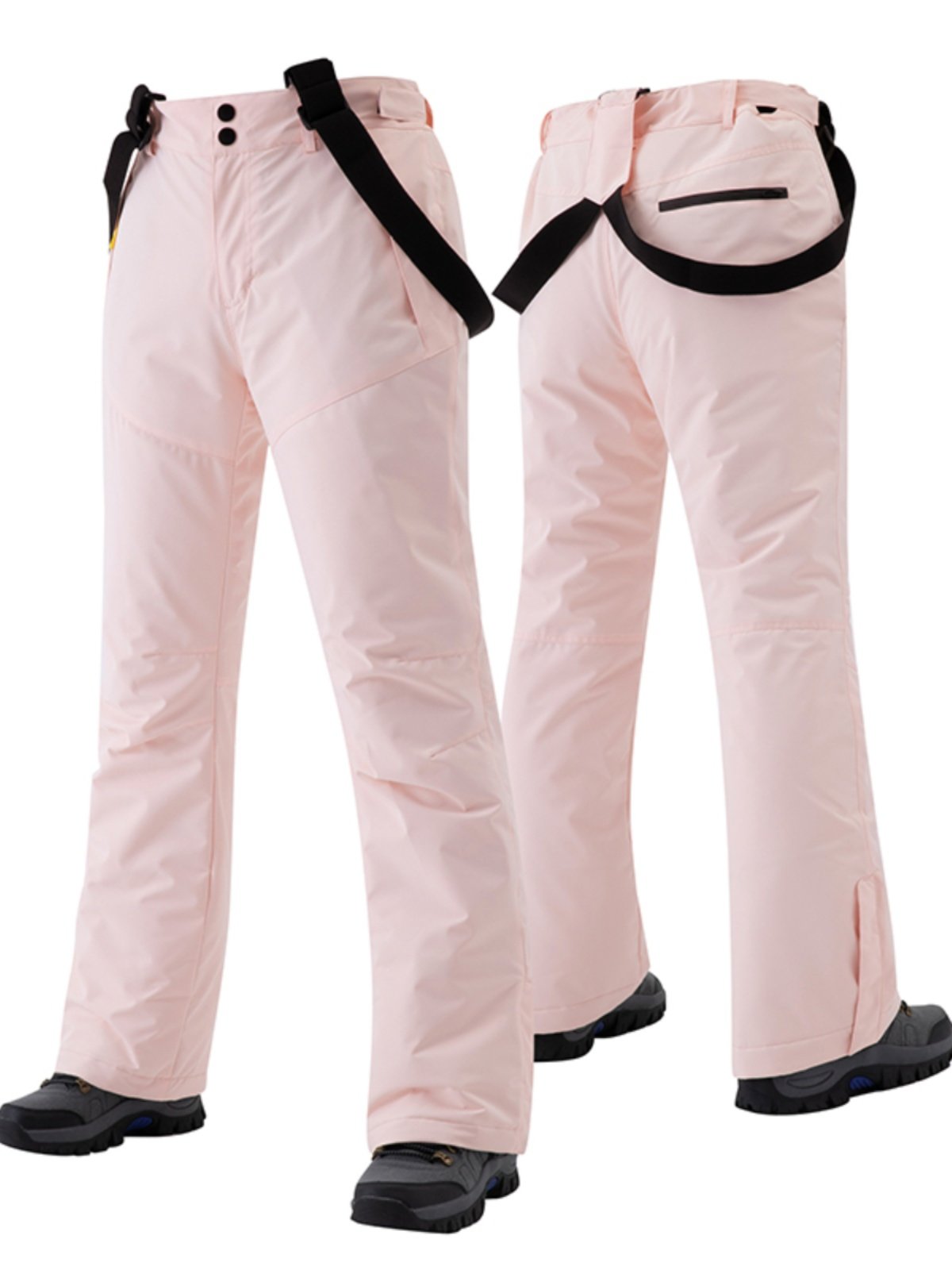 Ski Pants Slim Fit Single and Double Board Unisex Snow Bib Pants Windproof Warm Snow Pants Slim Korean Ski Pants