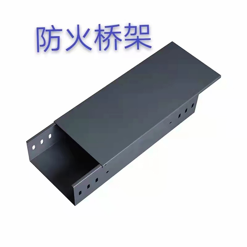 Spray plastic fireproof cable tray wire trough large span ladder type tray 200*100 tray type galvanized support customization