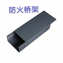 Spray plastic fireproof cable tray wire trough large span ladder type tray 200*100 tray type galvanized support customization