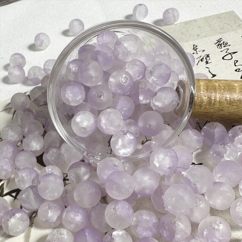 Стеклянная матовая луна, матовые бусины, браслет из бисера ручной работы, аксессуар с аксессуарами, «сделай сам»