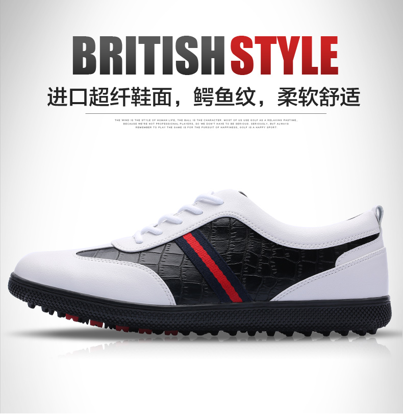 Giày golf XFC Giày golf nam Giày thể thao không có đinh mềm đế mềm chống thấm nước thoáng khí 	giày đánh golf nam	