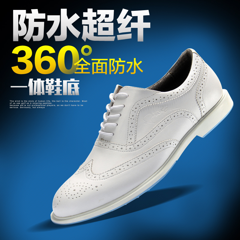 XFC golf shoes men waterproof and breathless GOLF nail - free soft - sole sneakers fashion Ultra light