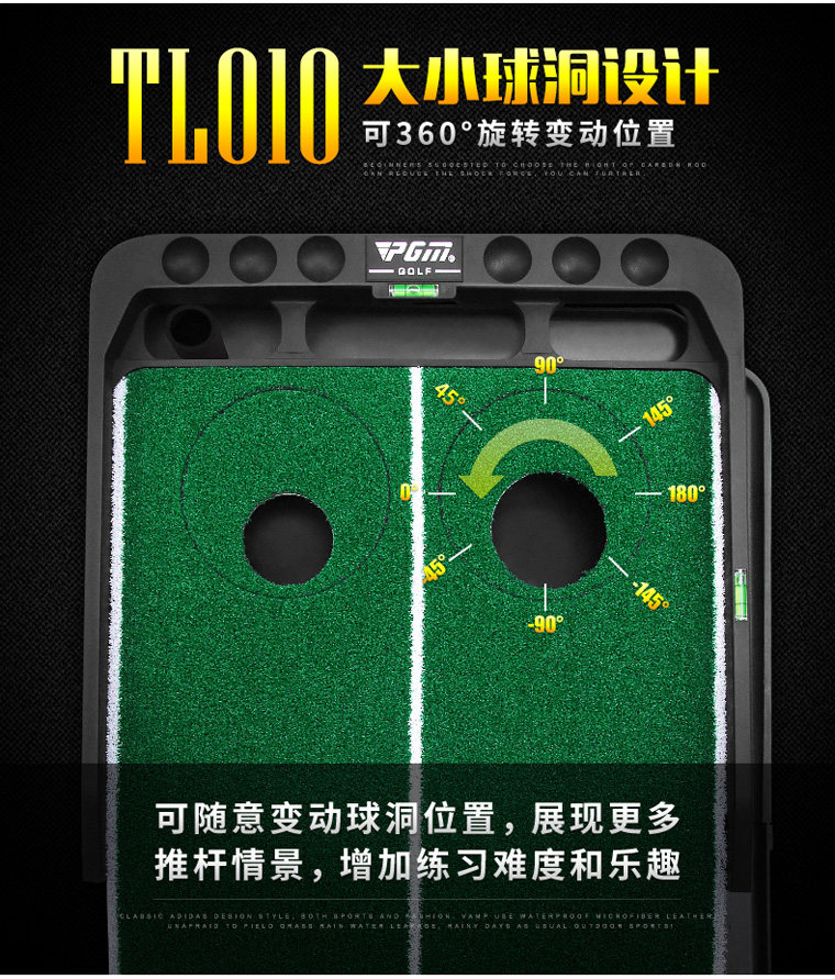 Trong nhà golf simulator với lại bóng theo dõi putter exerciser nâng cấp mở rộng điều chỉnh độ dốc thực hành chăn 	túi đựng gậy golf pgm	