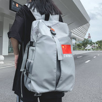 Guochao Backpack Mens Fashion Personality Basketball Bag Casual 100 Hitch Large Capacity Travel Double Shoulder Bag College Student Bag Girl