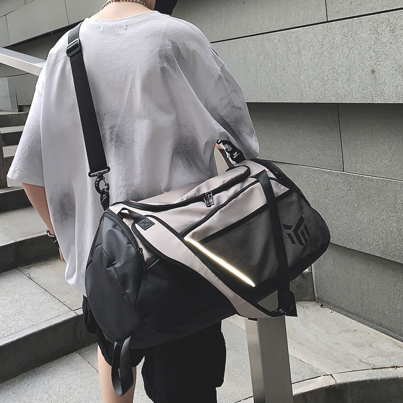 Short-distance travel bag men's oversized business travel luggage bag swimming bag women's dry and wet separation fitness bag sports backpack