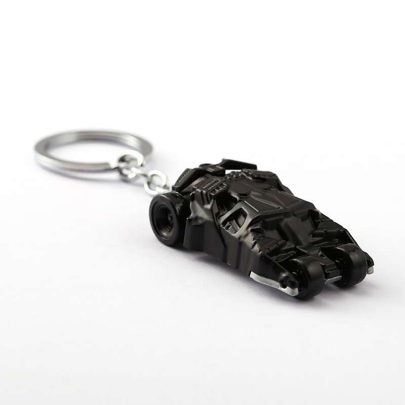 Movie-Related Movable Bat Alloy Keychain, Bat Tire That Can Rotate, Playable Tank Model Key Pendant Movie-Related Movable Bat Alloy Keychain, Bat Tire That Can Rotate, Playable Tank Model Key Pendant